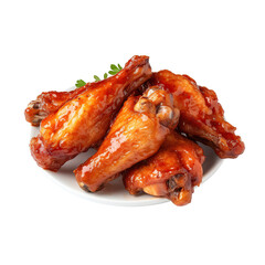 Chicken wings on a white background isolated PNG