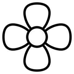 Naklejka premium Flower