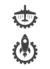 Rockat and air plane launch