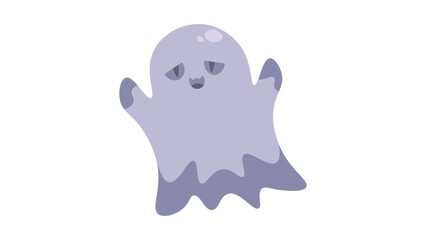 Spooky Ghost Vector Illustration