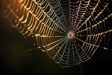 a spider web illustrating interconnectivity