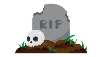 Haunted Tombstone Vector