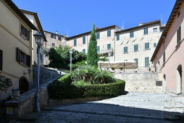 Fototapeta na wymiar The Tuscan town of Montepulciano, Italy