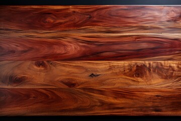 Obraz premium Polished cherry wood surface, Generative AI