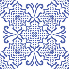 Ornamental blue and white patterns for any decor.