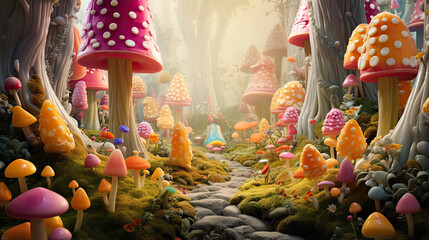 Enchanted Candy Corn Forest