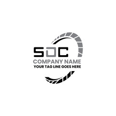 SDC letter logo vector design, SDC simple and modern logo. SDC luxurious alphabet design  