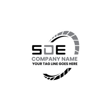 SDE letter logo vector design, SDE simple and modern logo. SDE luxurious alphabet design  