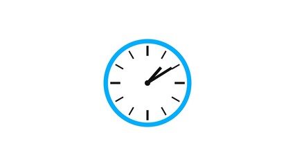 abstract analog clock icon illustration background 4k