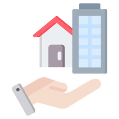 Property Management Flat Icon