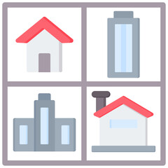 Property Type Flat Icon