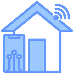 Smarthome Blue Icon