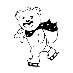 Skating Bear 