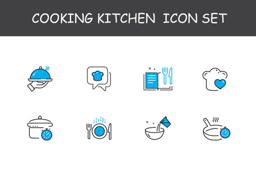 "Set Of Cooking Vector Illustration Icon Design"