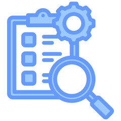 Inspection Blue Icon