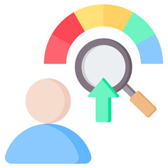 Performance Evaluation Flat Icon