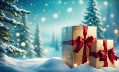 Obraz premium Christmas Theme Background