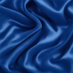 Obraz premium Blue color silky texture. AI generated illustration