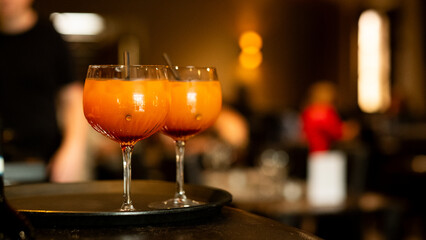 diverses boissons et cocktails