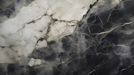 Luxury marble texture two tone color black and white