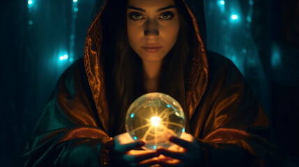 Guided by Fate: Fortune Teller and the Enchanted Crystal Ball, Generative AI