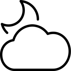 Cloud storage icon symbol vector image. Illustration of the database server hosting cloud system digital design image