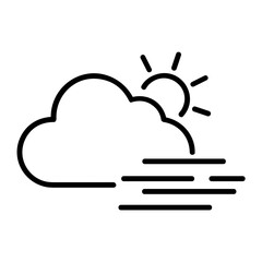 Cloud storage icon symbol vector image. Illustration of the database server hosting cloud system digital design image