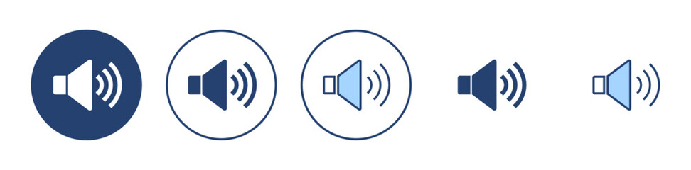 Speaker icon vector. volume sign and symbol. loudspeaker icon. sound symbol