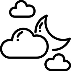 Cloud storage icon symbol vector image. Illustration of the database server hosting cloud system digital design image