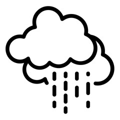 Cloud storage icon symbol vector image. Illustration of the database server hosting cloud system digital design image