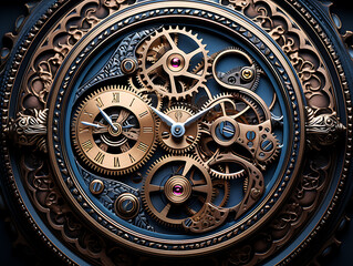 Intricate Gears and Cogs of a Vintage Watch