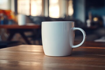 mokup white cup blank template