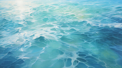 Fototapeta na wymiar 海の表面の波を描いたテクスチャー背景素材