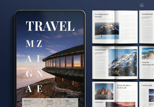 Travel Magazine Layout