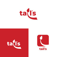 Animal Tail logo vector