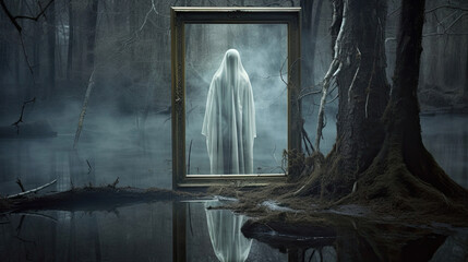 Ghostly Reflections in the Mirror
