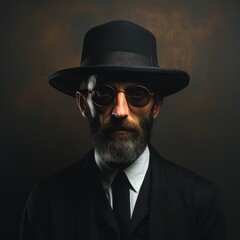 an artistic portrait of a Jew