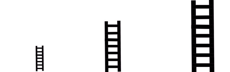 household stairs vector illustration low to high 