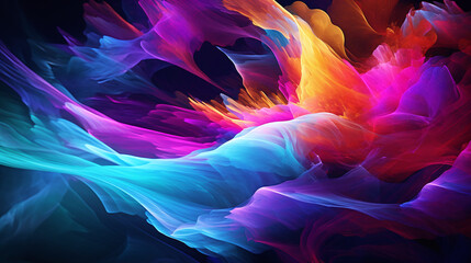 A Breathtaking Scene of Motion and Vibrancy Colors