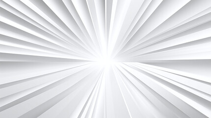 Fototapeta premium Abstract White Lines Background with Optical Flare Effect