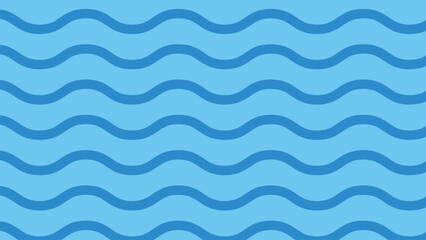 Obraz premium 波線 背景 青 テクスチャ