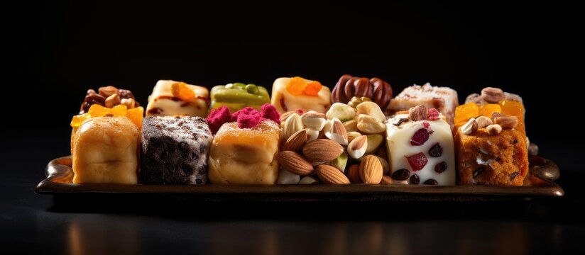 Combining Indian sweets With copyspace for text