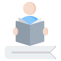 Reading Flat Icon