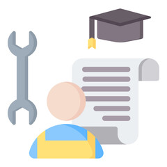 Apprenticeship Flat Icon
