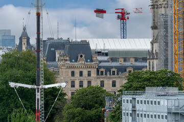 6 May 2023. Paris, France. Work continues in Paris in preparation for the 2024 Olympics.