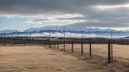 photo of plantation views during the dry season made by AI generative