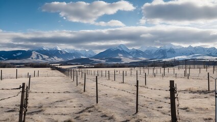 photo of plantation views during the dry season made by AI generative