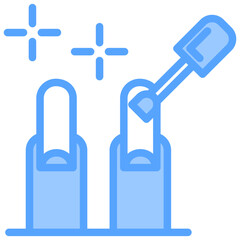 Nail Blue Icon