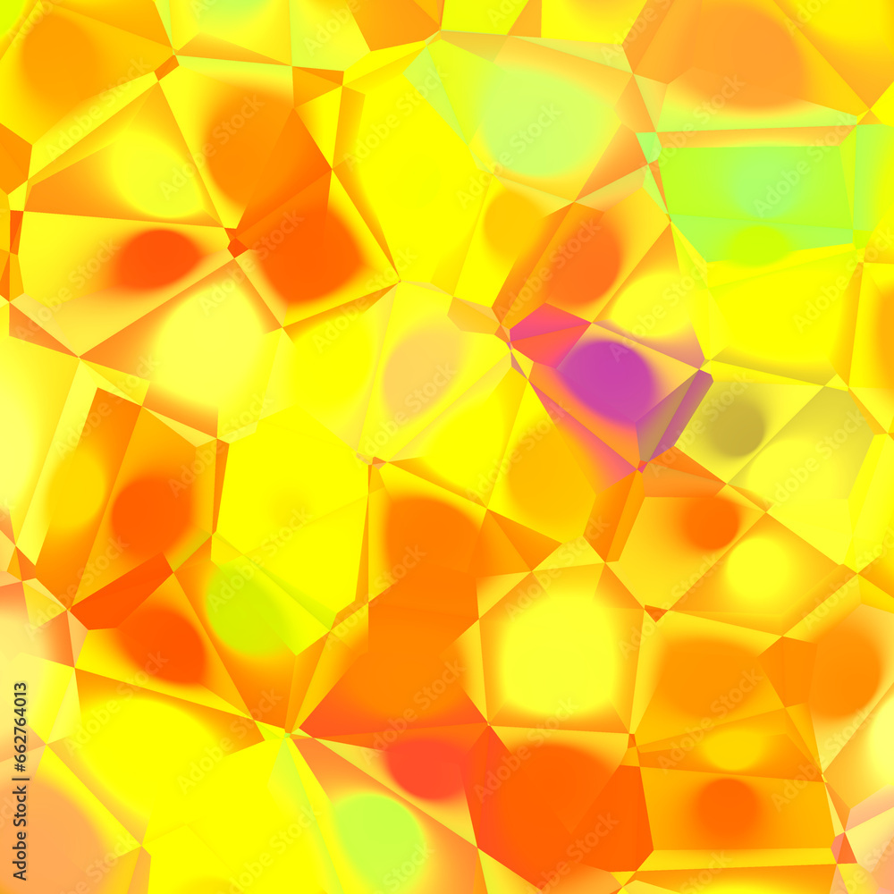 Poster yellow and pink repeating pattern and design