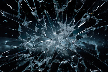 Broken glass background
